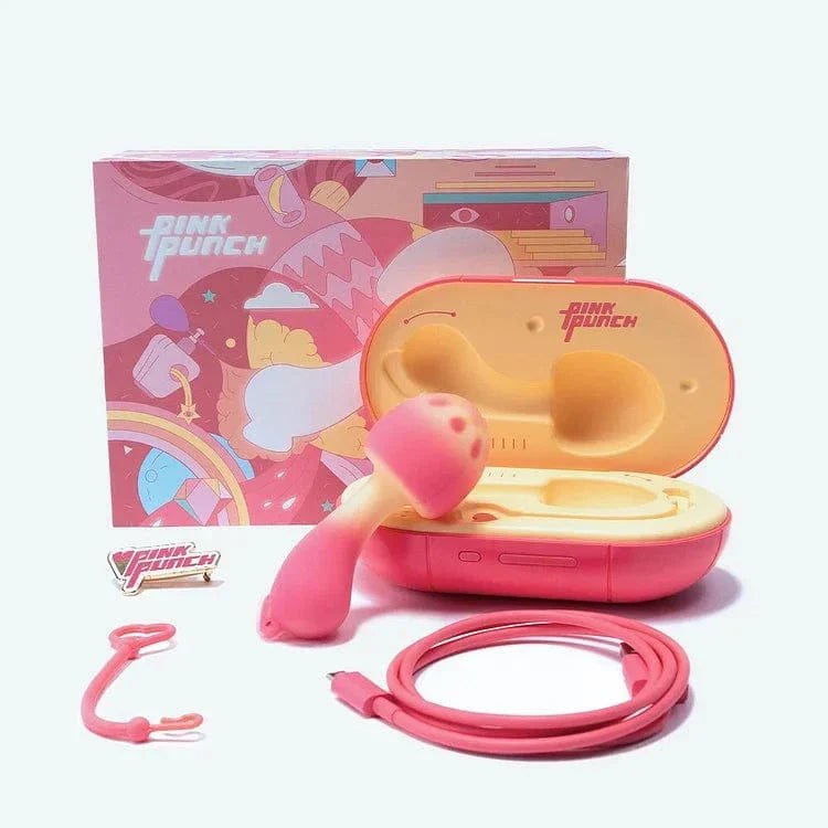 Pink mushroom head bullet vibrator, photo 9