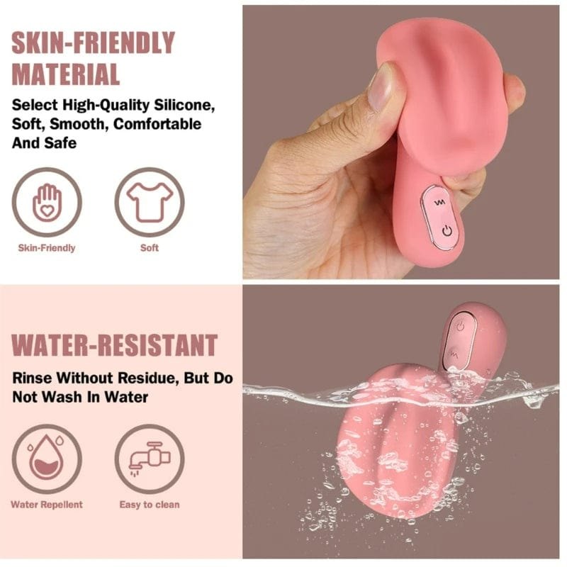 Mushroom-head silicone clitoral vibrator, photo 6