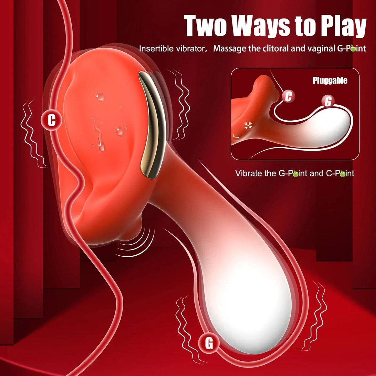 Mushroom-head silicone clitoral vibrator, photo 9