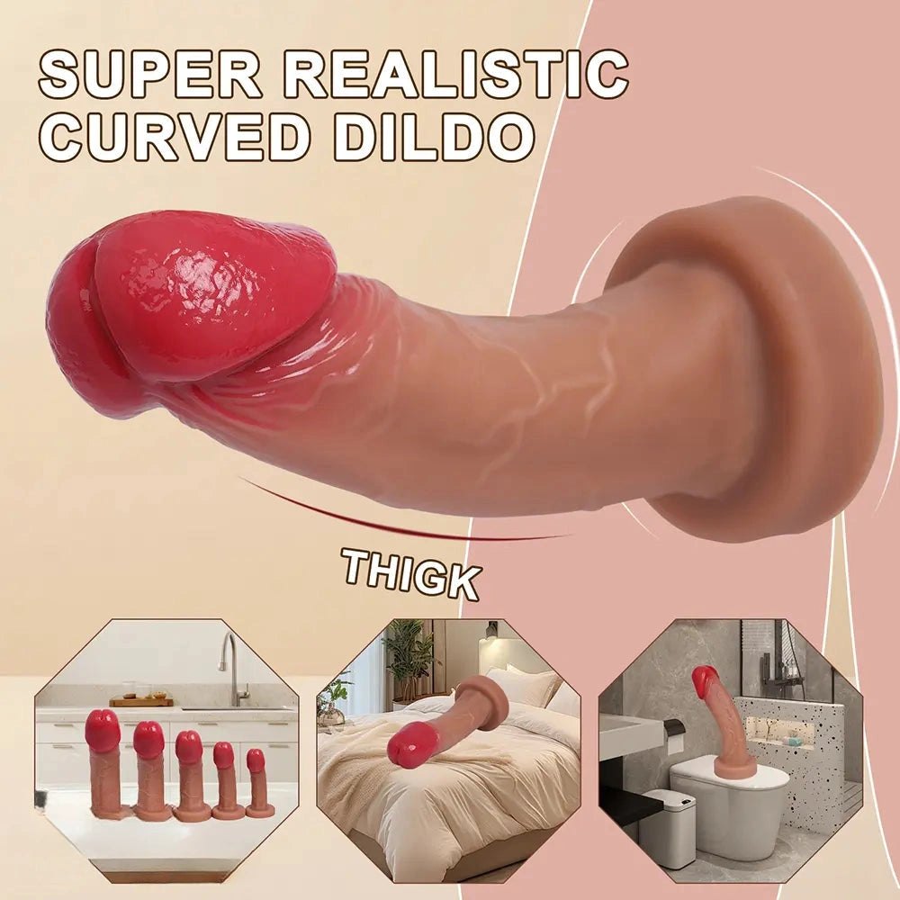 Flesh tone mushroom head dildo, photo 11