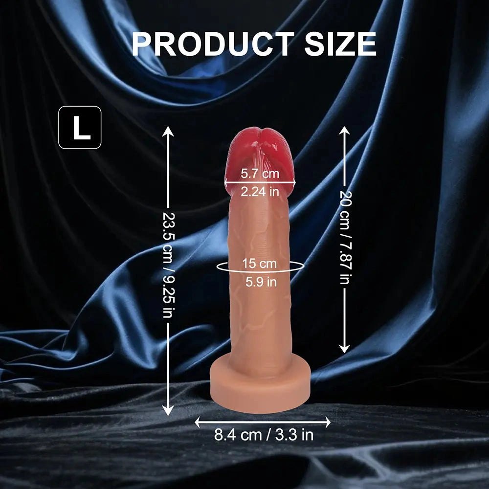 Flesh tone mushroom head dildo, photo 16