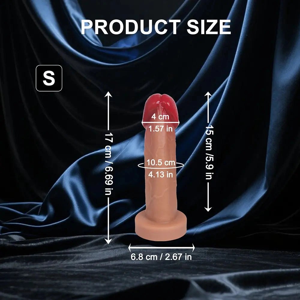 Flesh tone mushroom head dildo, photo 18