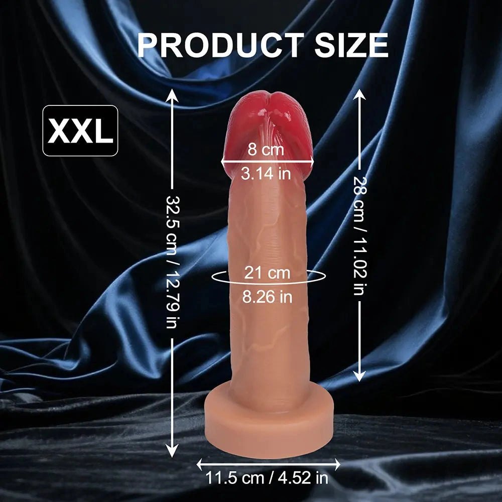 Flesh tone mushroom head dildo, photo 20