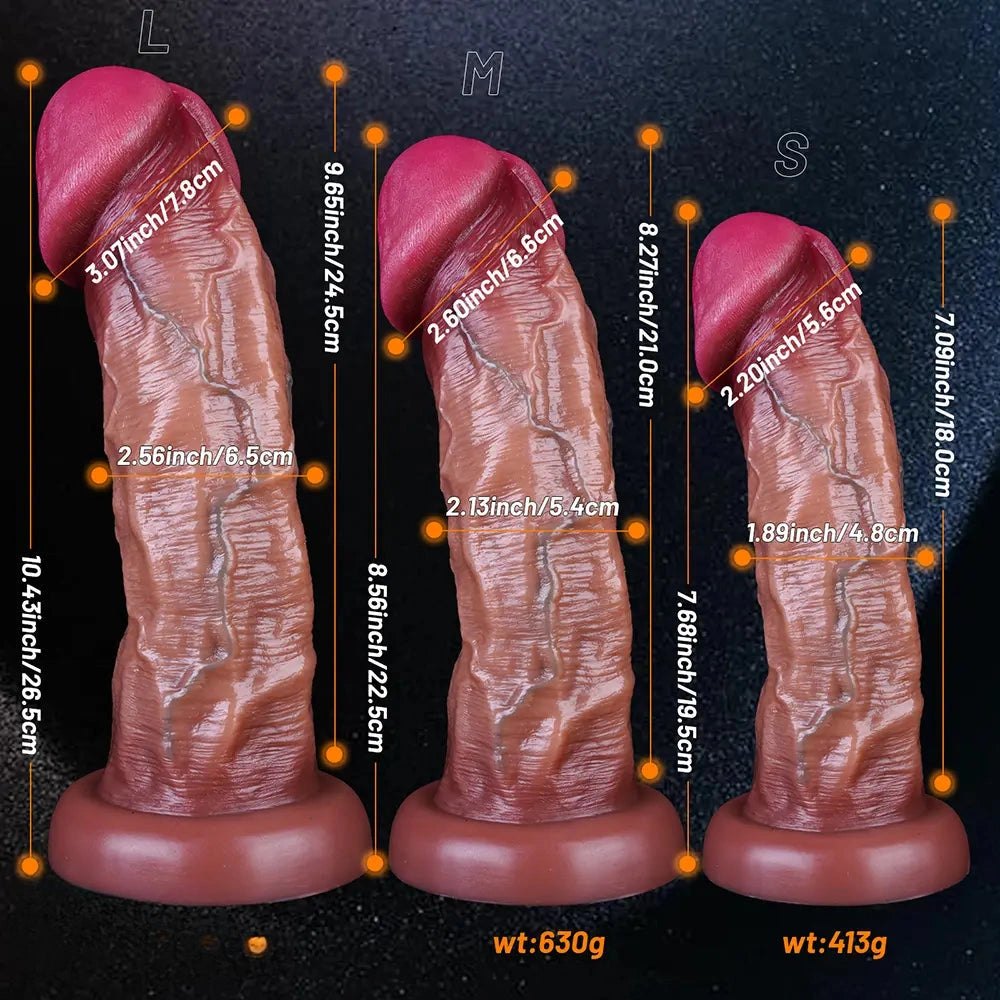 Brown mushroom head dildo, photo 9