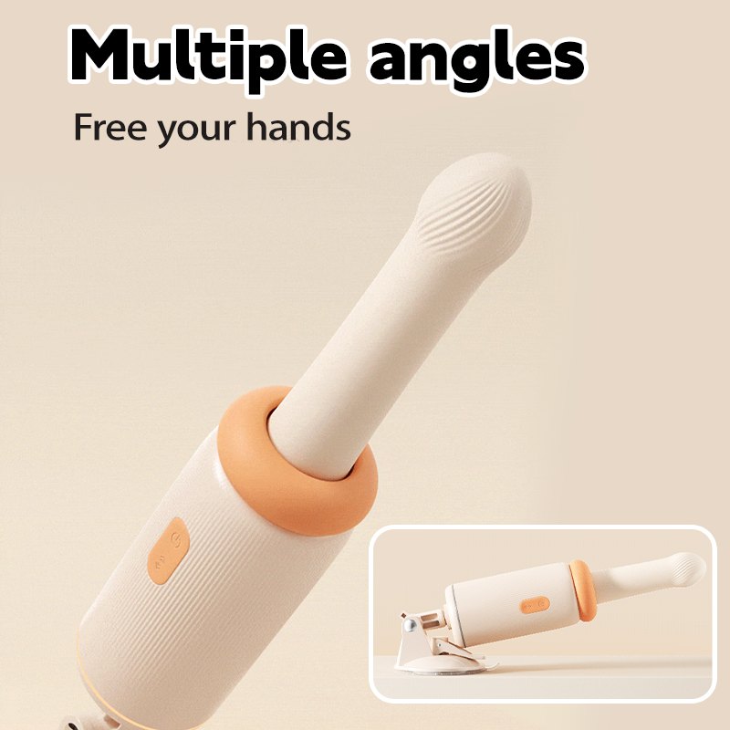 Gradient orange thrusting g-spot sex machine, photo 5