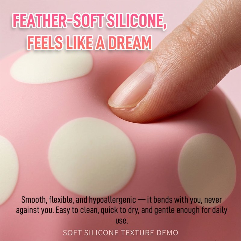 Pink and white mushroom clit vibrator, photo 4