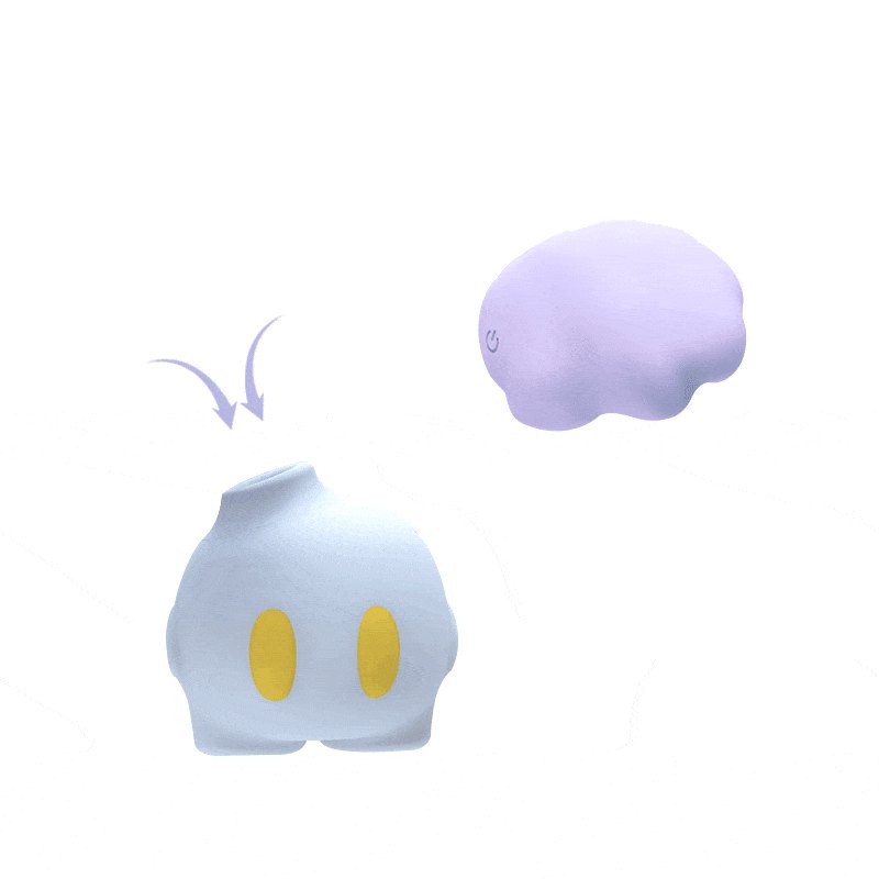 Mushroom shaped clitoral suction vibrator, photo 2