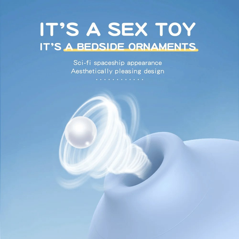 Mushroom shaped clitoral suction vibrator, photo 7