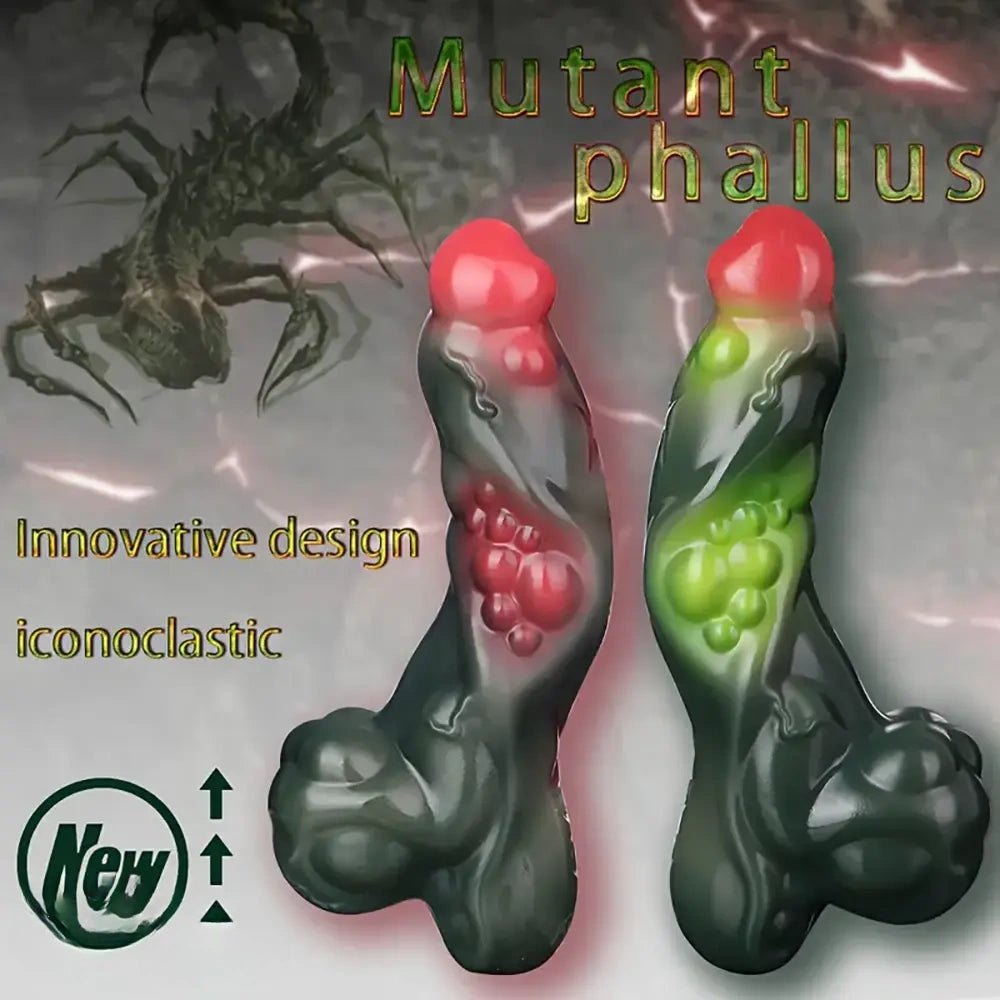 Mixed color fantasy phallus dildo, photo 1