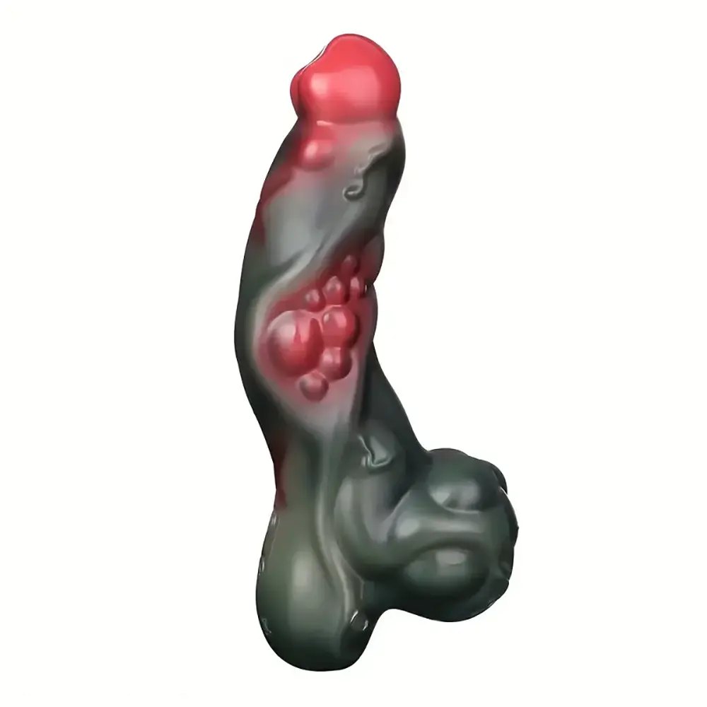 Mixed color fantasy phallus dildo, photo 2