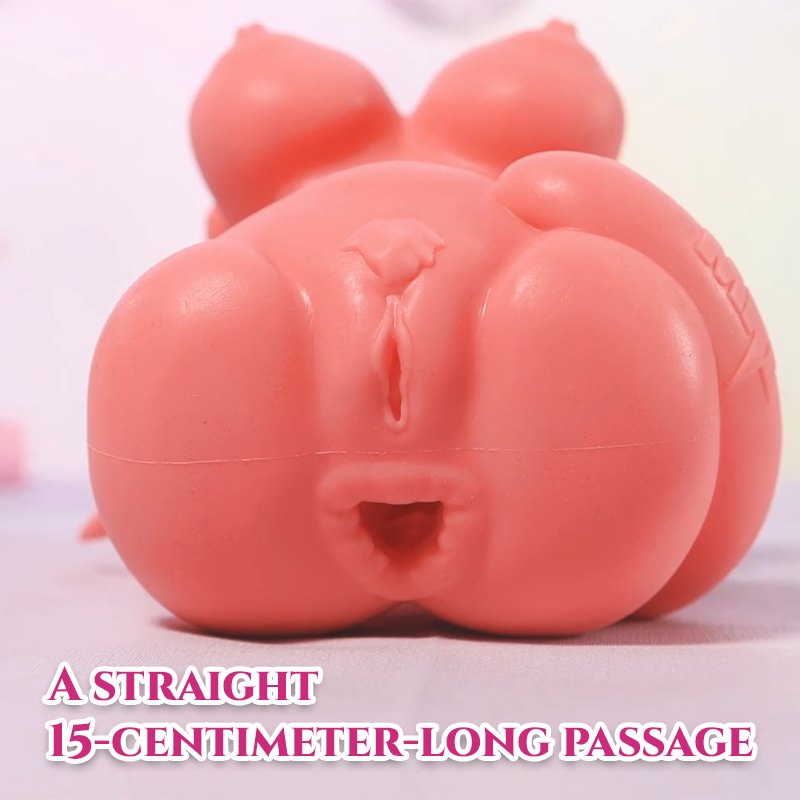Pink fox anime torso figure, photo 7