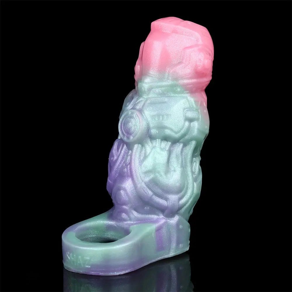 Pastel purple and mint fantasy creature sleeve, photo 14