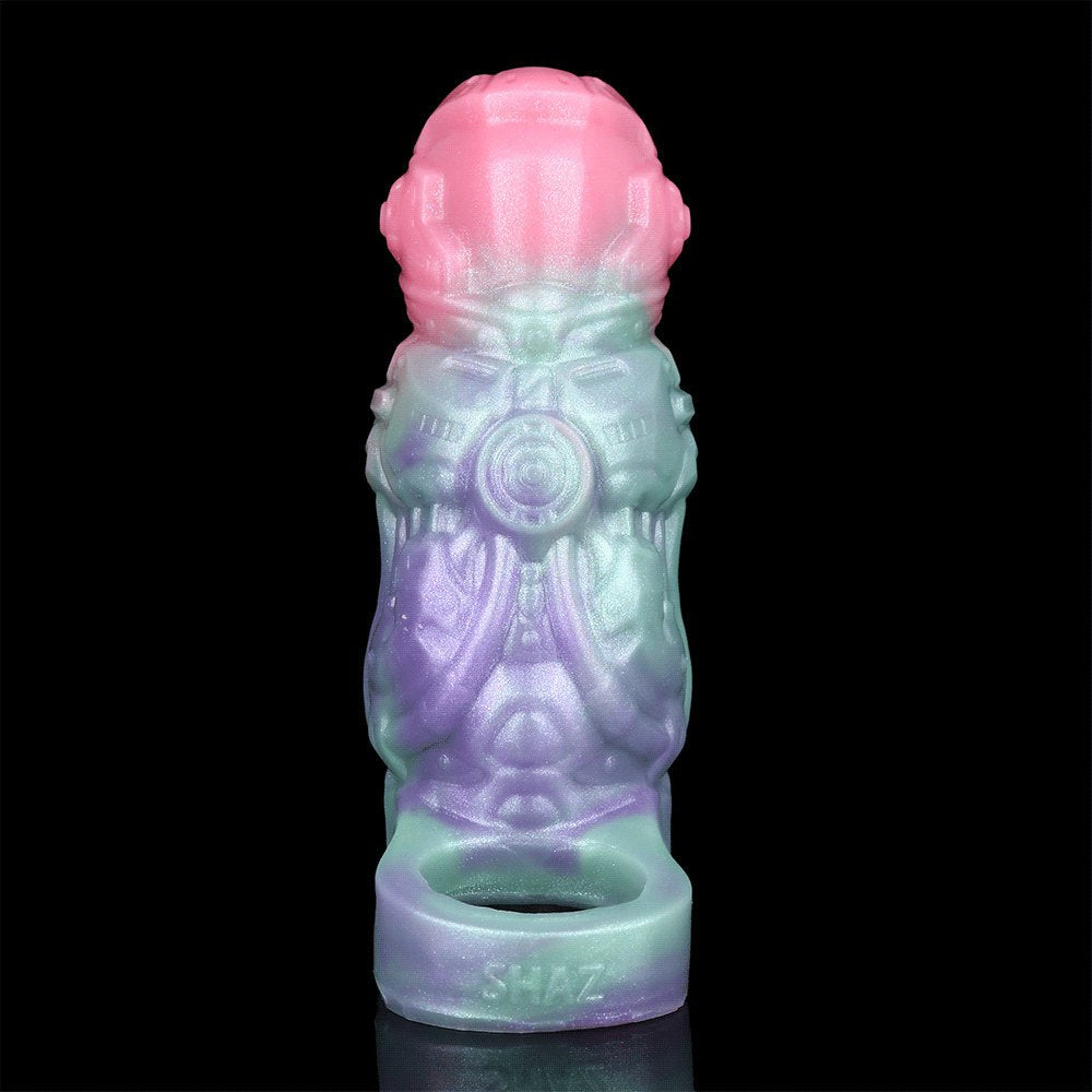 Pastel purple and mint fantasy creature sleeve, photo 2