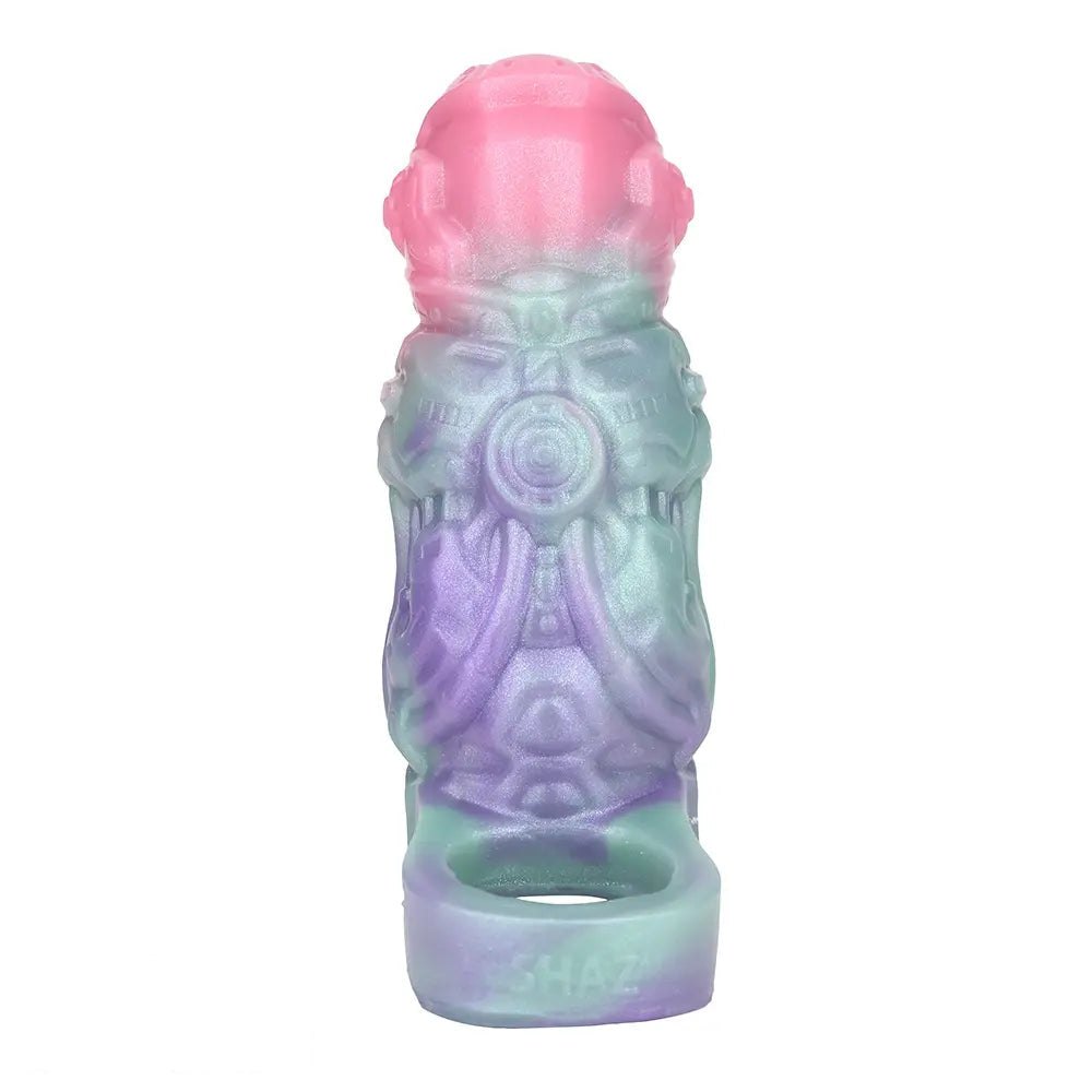 Pastel purple and mint fantasy creature sleeve, photo 3