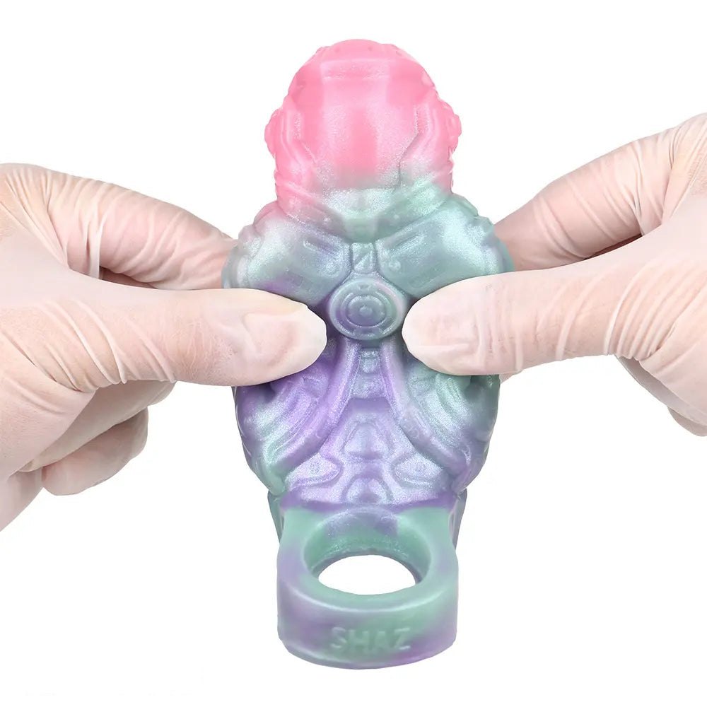 Pastel purple and mint fantasy creature sleeve, photo 5