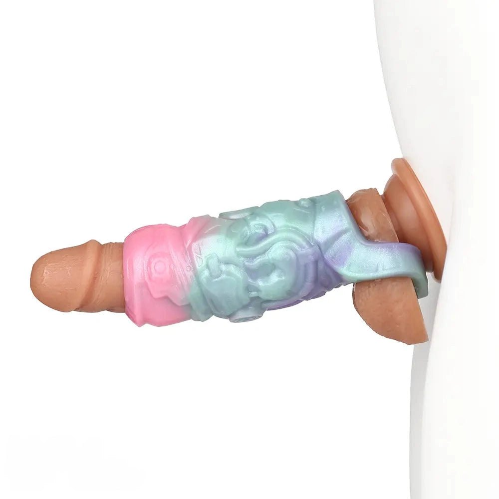 Pastel purple and mint fantasy creature sleeve, photo 6