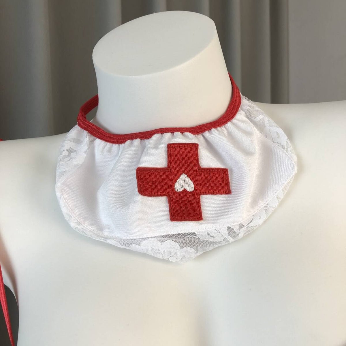 Nurse satin babydoll roleplay costume set, photo 10