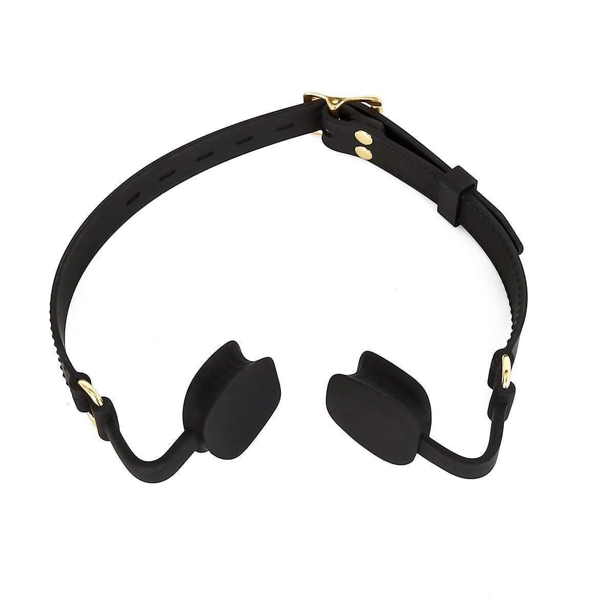 Open mouth O-ring gag with leather strap, photo 9