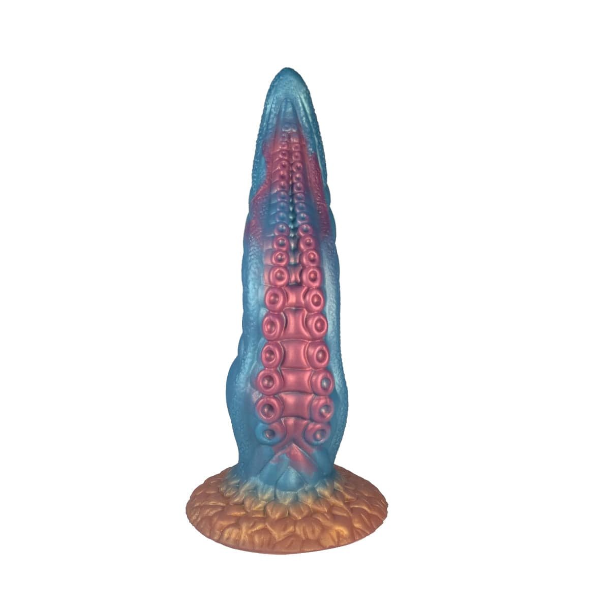 Ocean blue tentacle fantasy dildo with suction cup base, photo 10