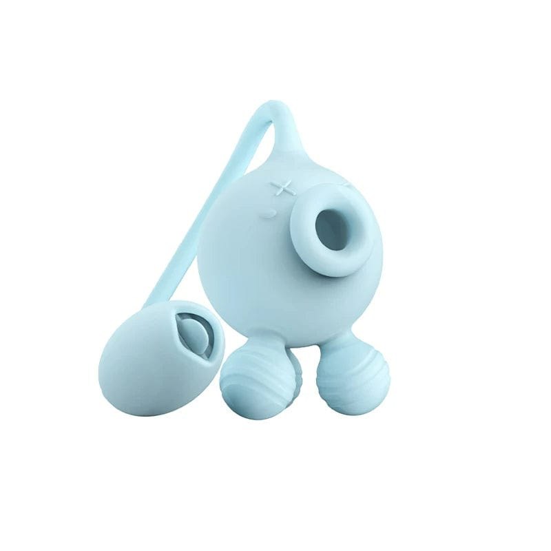 Mint Green octopus-shaped clit and nipple suction vibrator