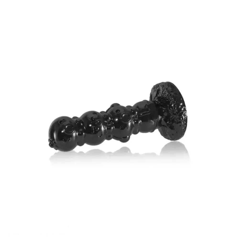 Black stacked orb tentacle fantasy dildo with suction base, photo 8