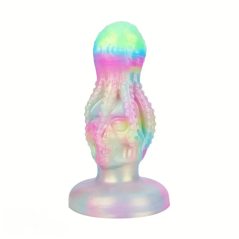Iridescent octopus skull fantasy dildo, photo 10