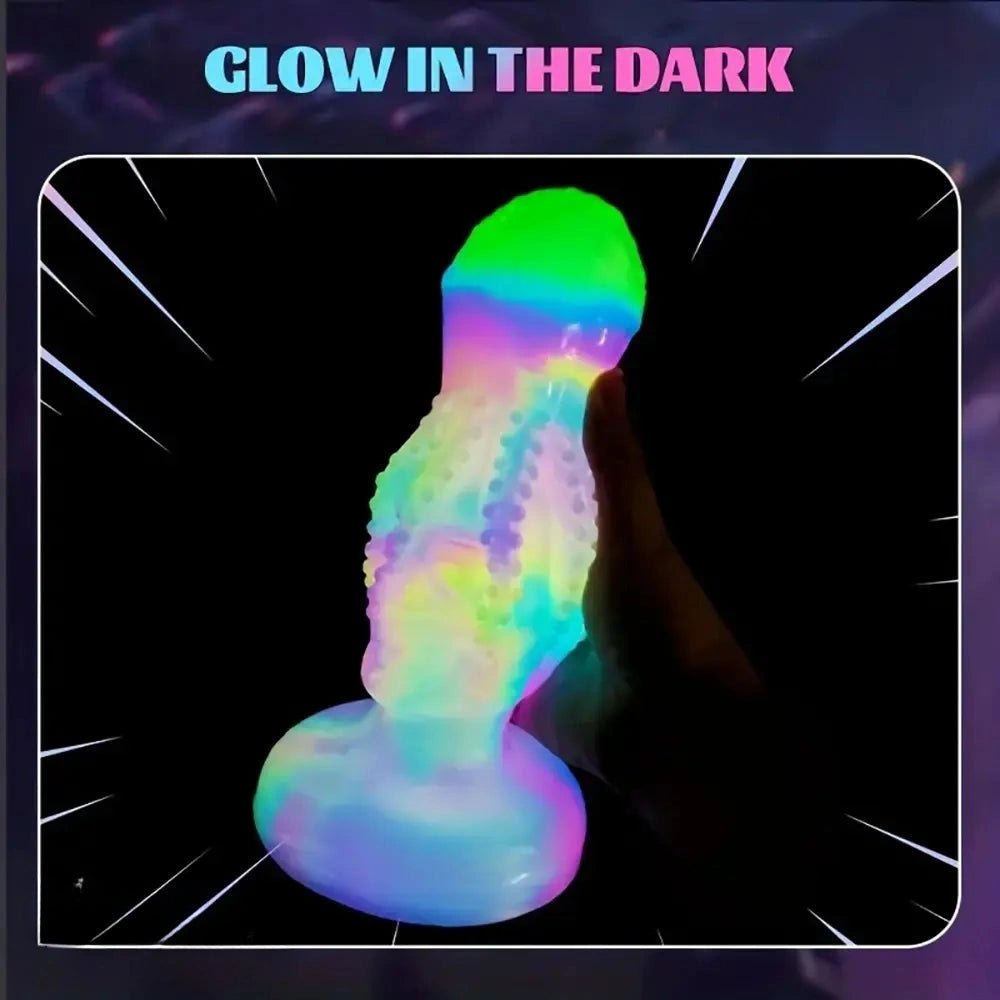 Iridescent octopus skull fantasy dildo, photo 14