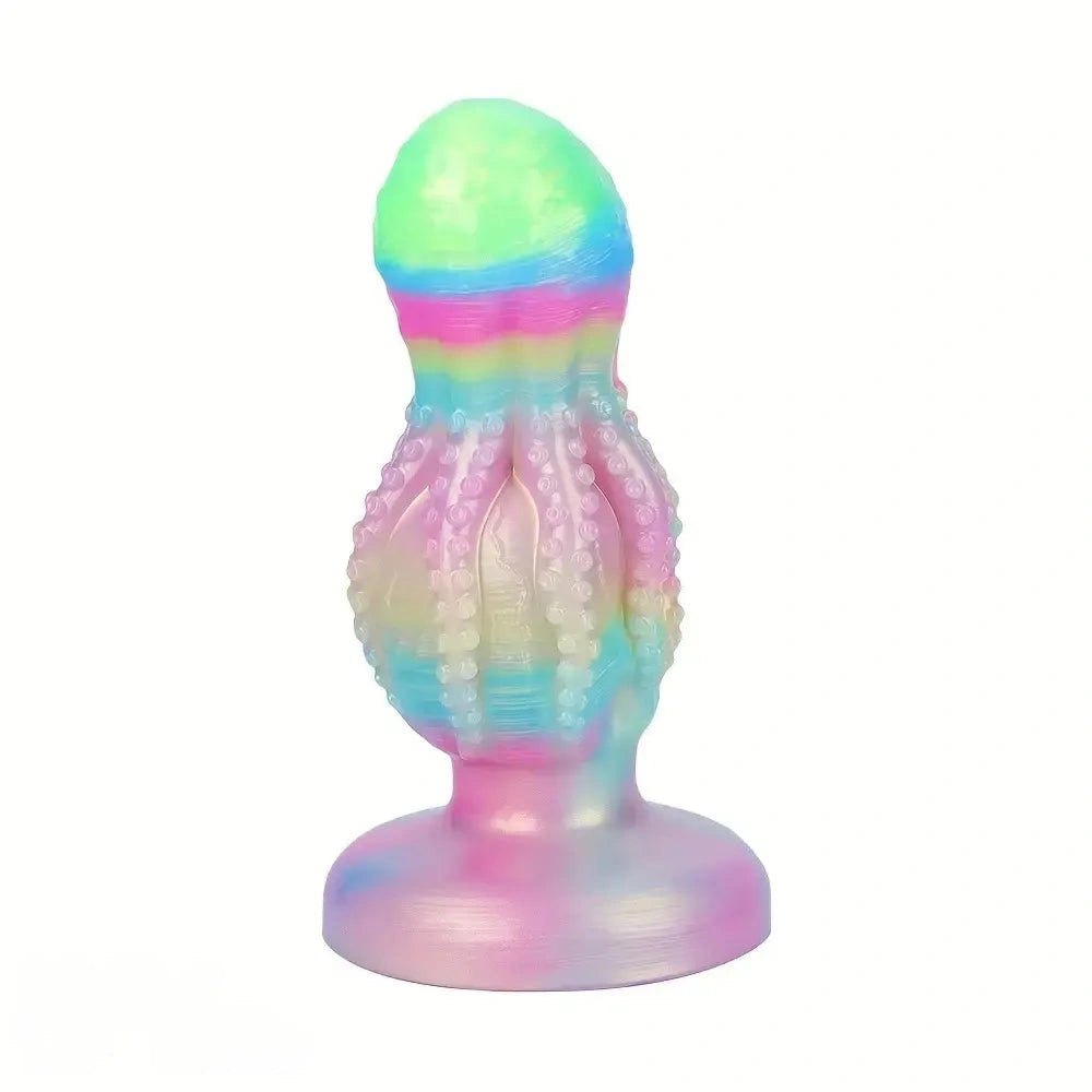 Iridescent octopus skull fantasy dildo, photo 2