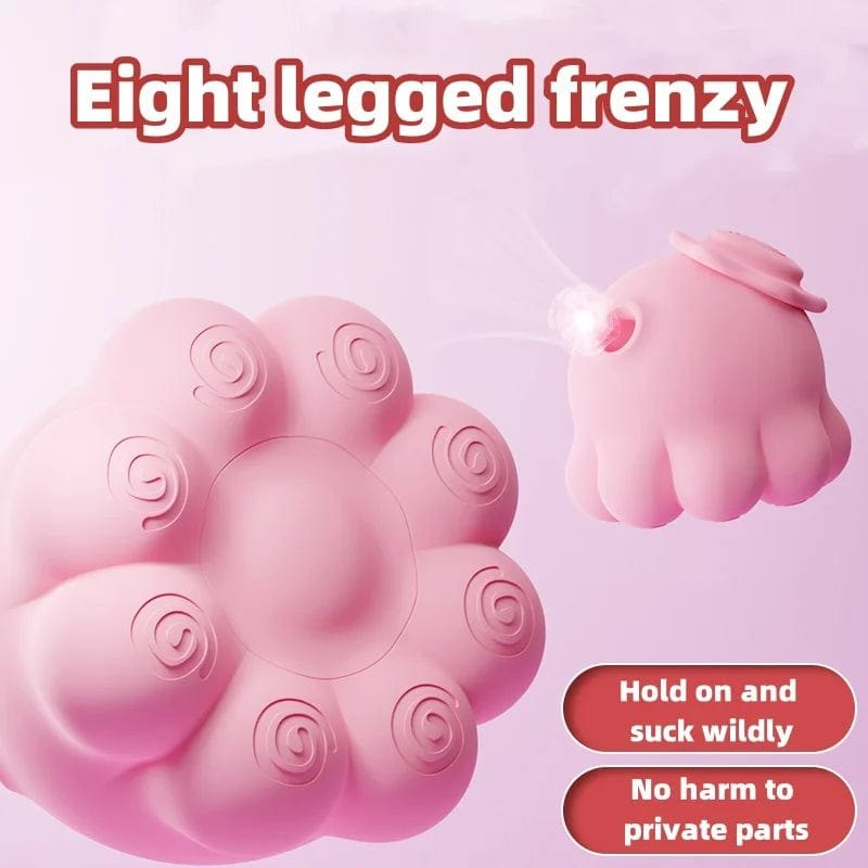 Silicone octopus-shaped clit suction vibrator, photo 2