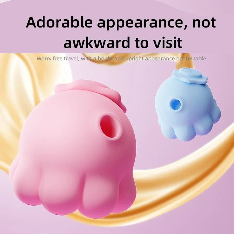 Silicone octopus-shaped clit suction vibrator, photo 5