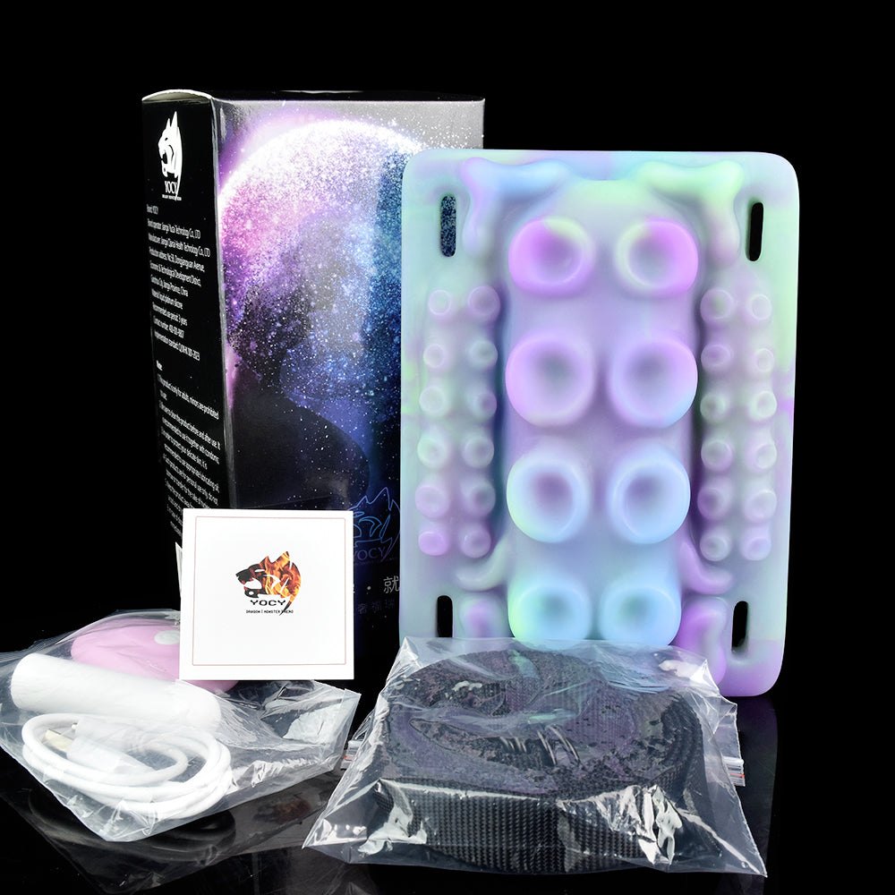 Pastel swirl octopus suction-cup grinding cushion, photo 3