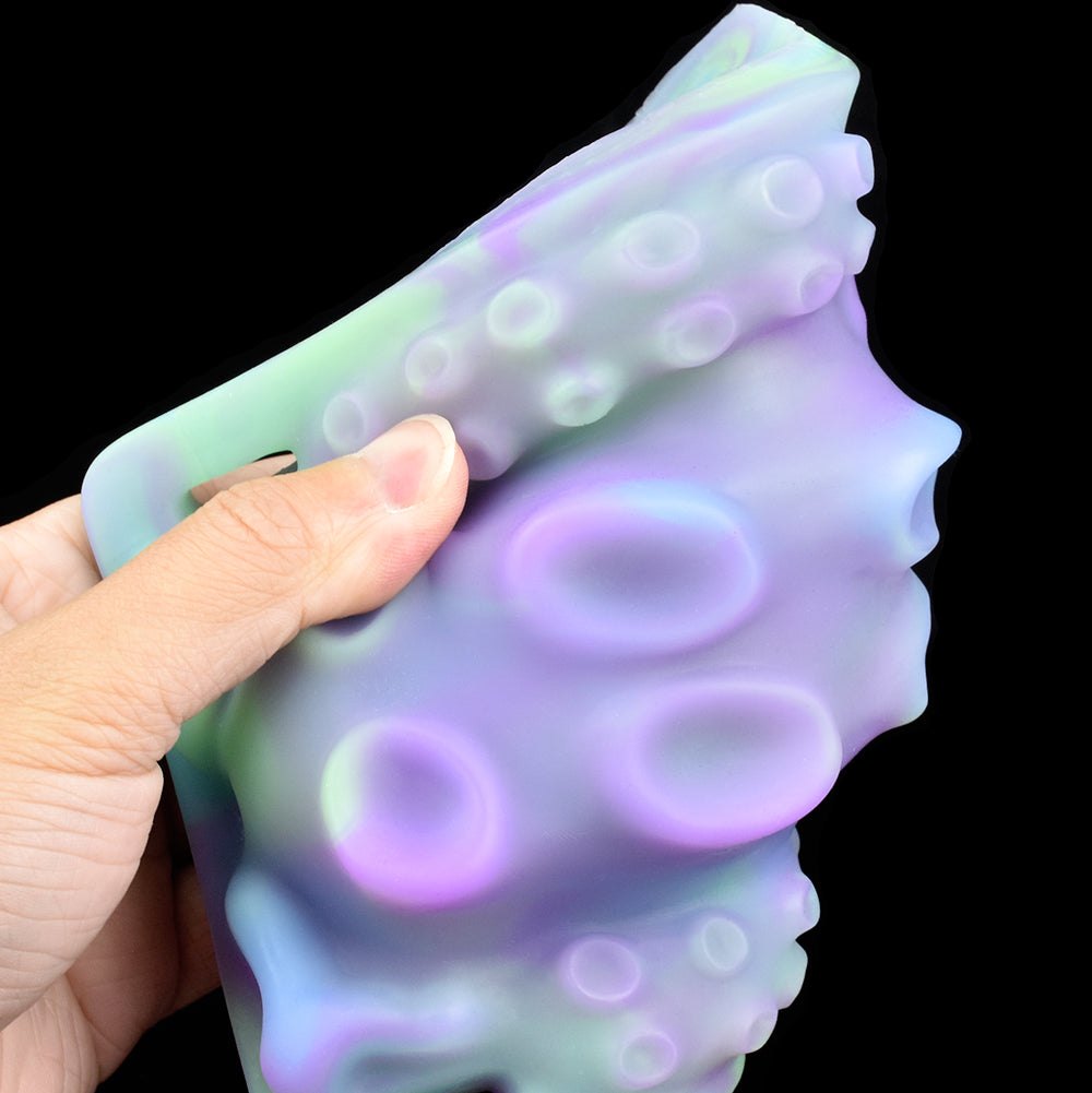 Pastel swirl octopus suction-cup grinding cushion, photo 5