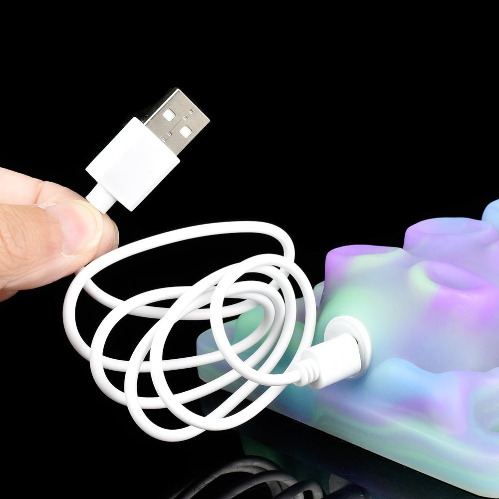 Pastel swirl octopus suction-cup grinding cushion, photo 6