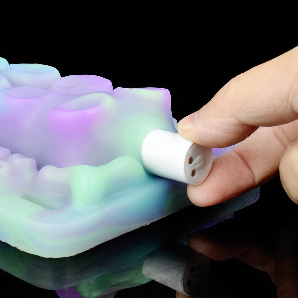 Pastel swirl octopus suction-cup grinding cushion, photo 7