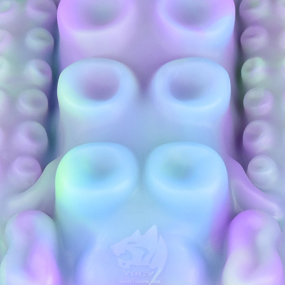 Pastel swirl octopus suction-cup grinding cushion, photo 9