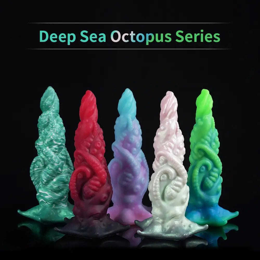 Marbled octopus tentacle dildo, photo 8