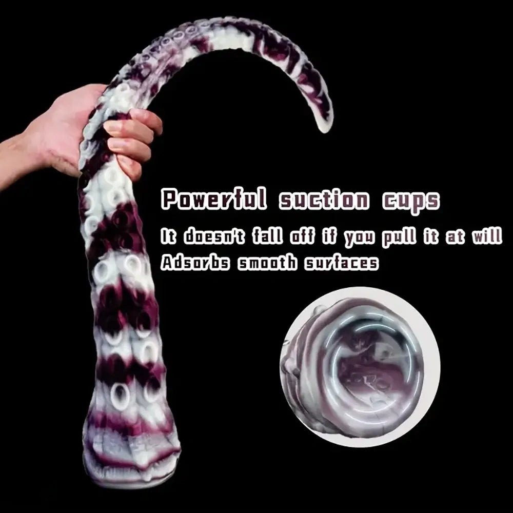 Octopus tentacle silicone fantasy dildo, photo 2