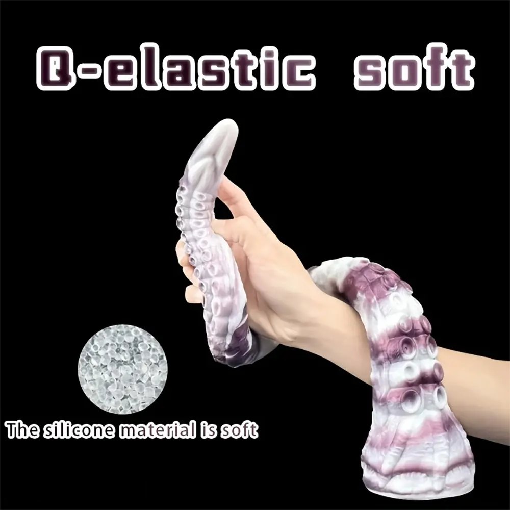 Octopus tentacle silicone fantasy dildo, photo 4