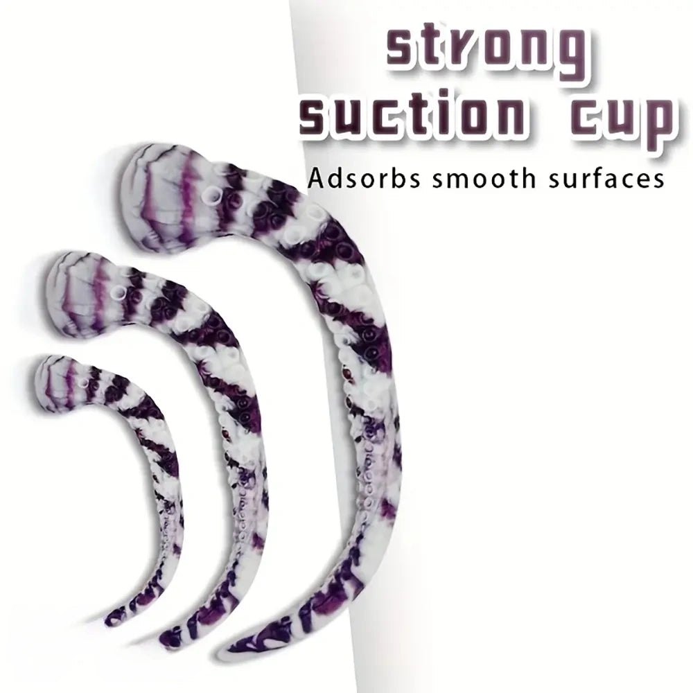 Octopus tentacle silicone fantasy dildo, photo 5