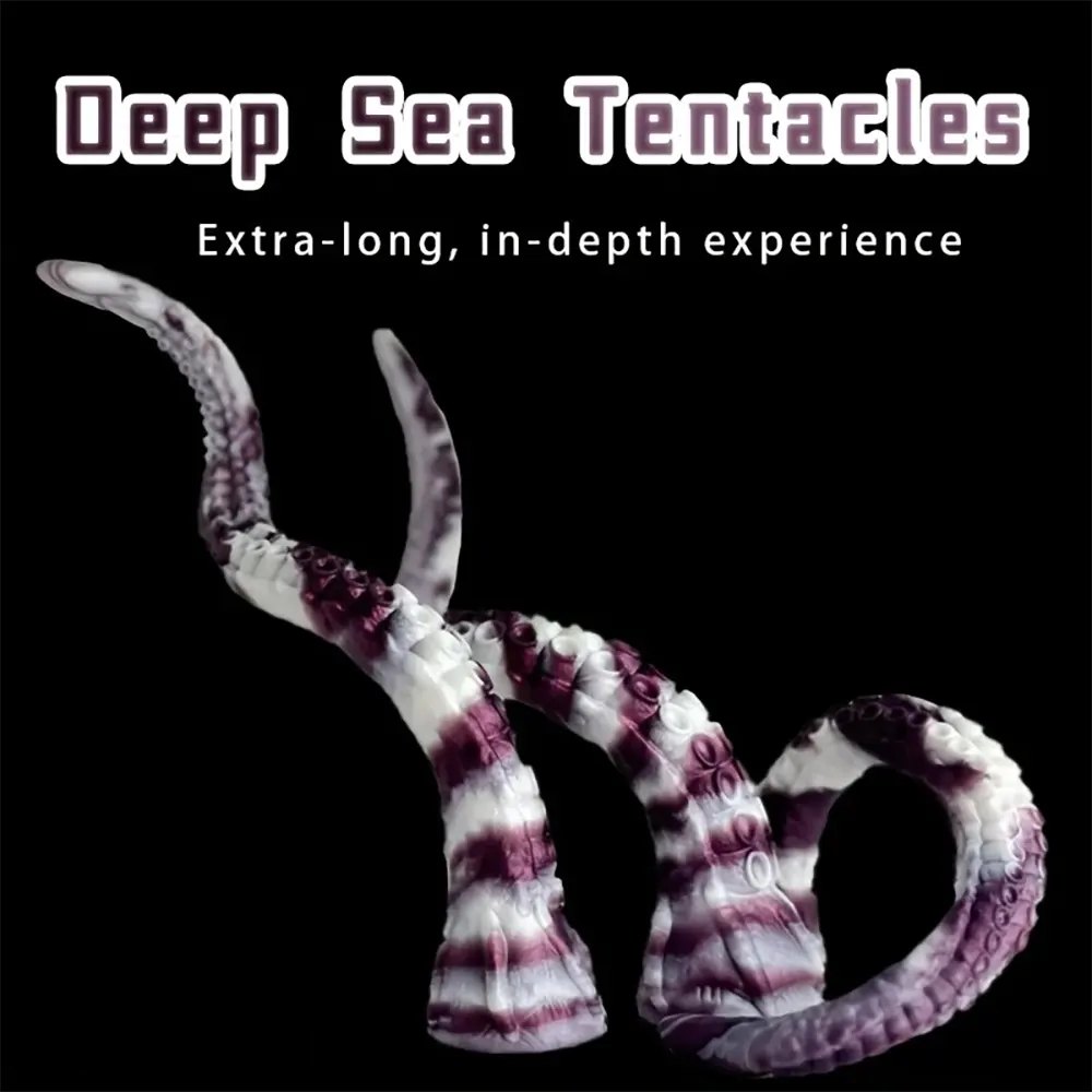 Octopus tentacle silicone fantasy dildo, photo 6