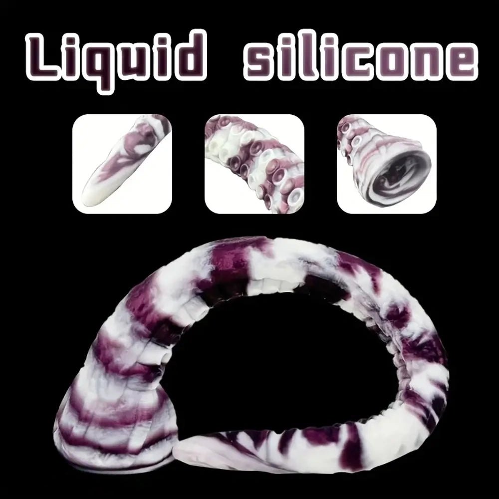 Octopus tentacle silicone fantasy dildo, photo 7
