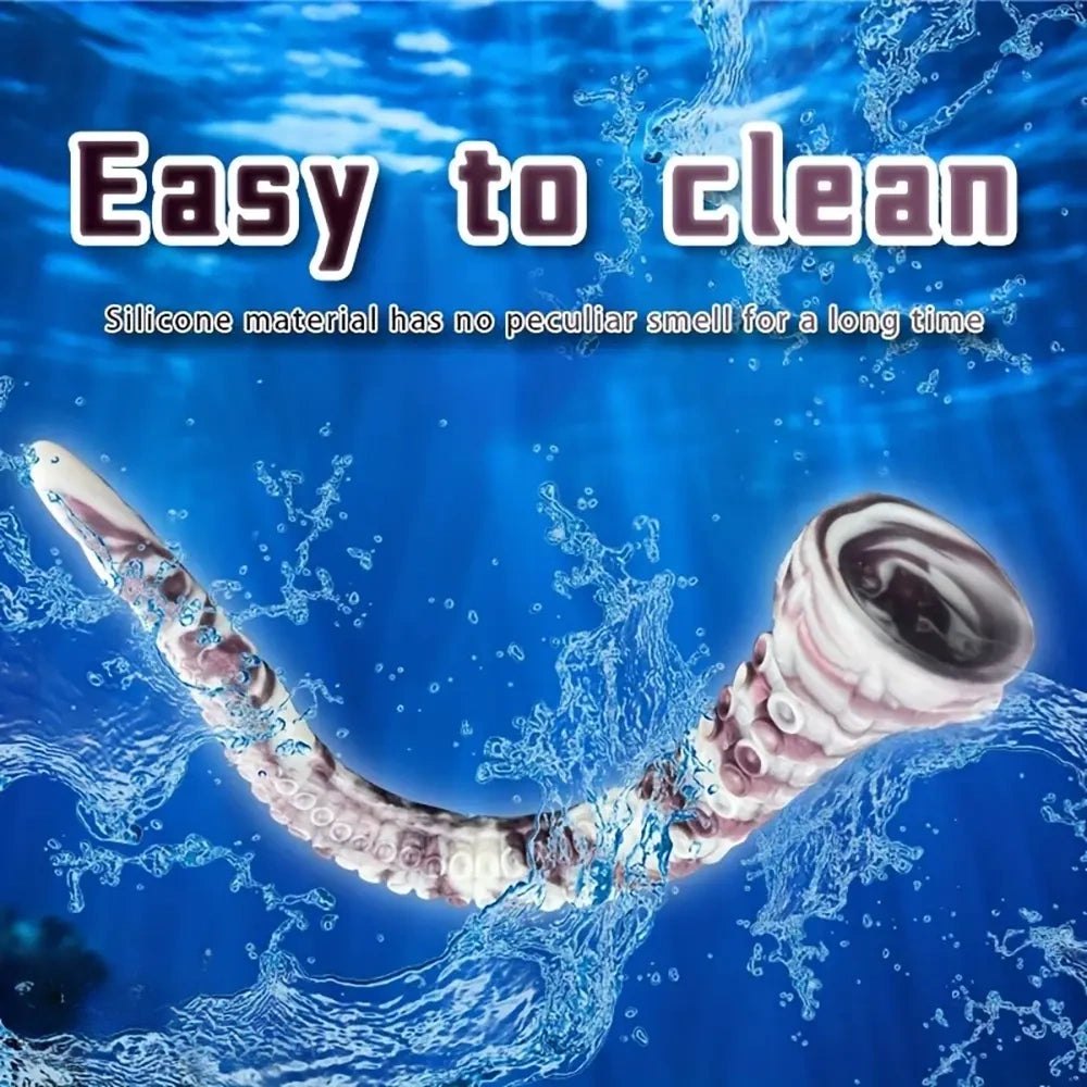 Octopus tentacle silicone fantasy dildo, photo 8