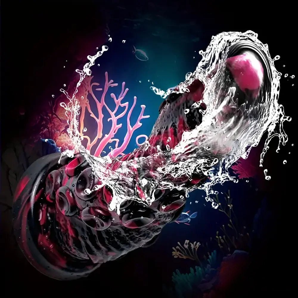 Octopus tentacle textured fantasy silicone dildo, photo 7