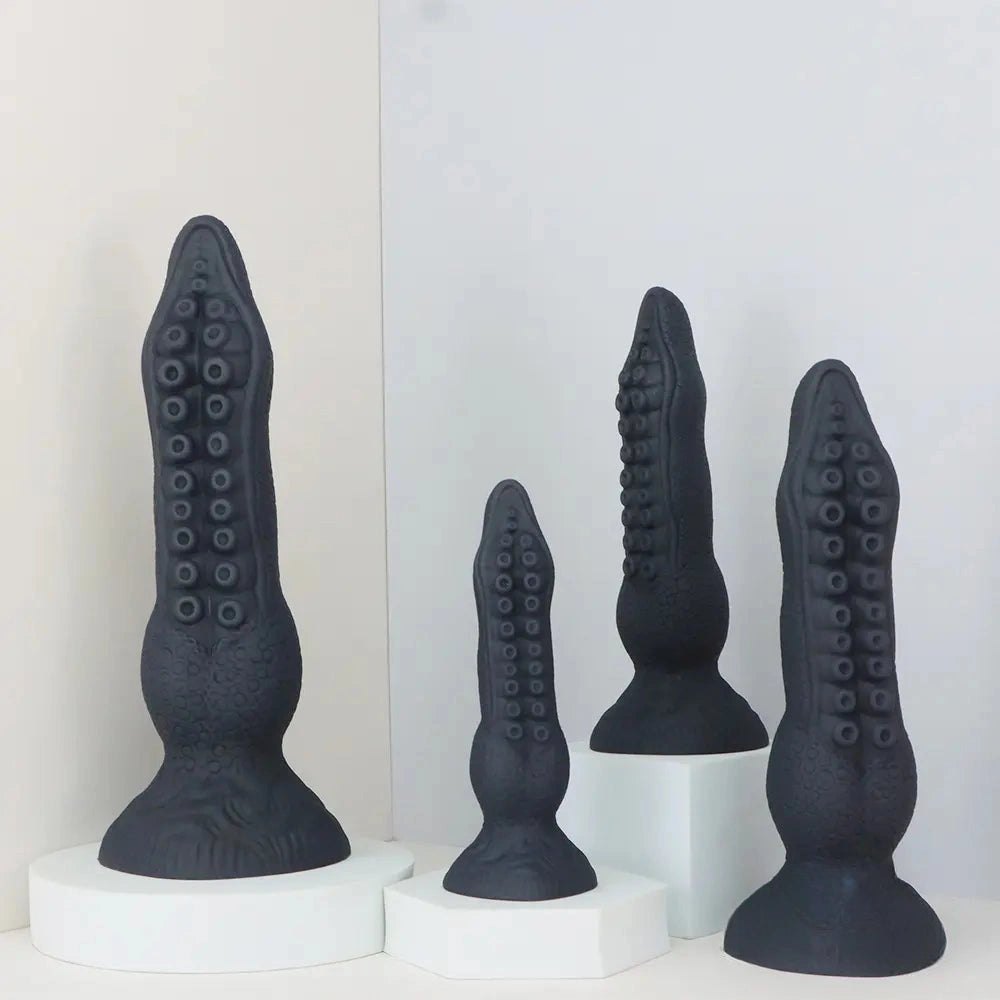 Octopus tentacle fantasy dildo with suction cup base, photo 3