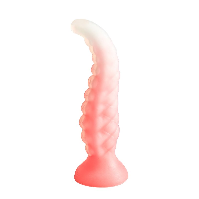 Pink octopus tentacle silicone dildo, photo 1
