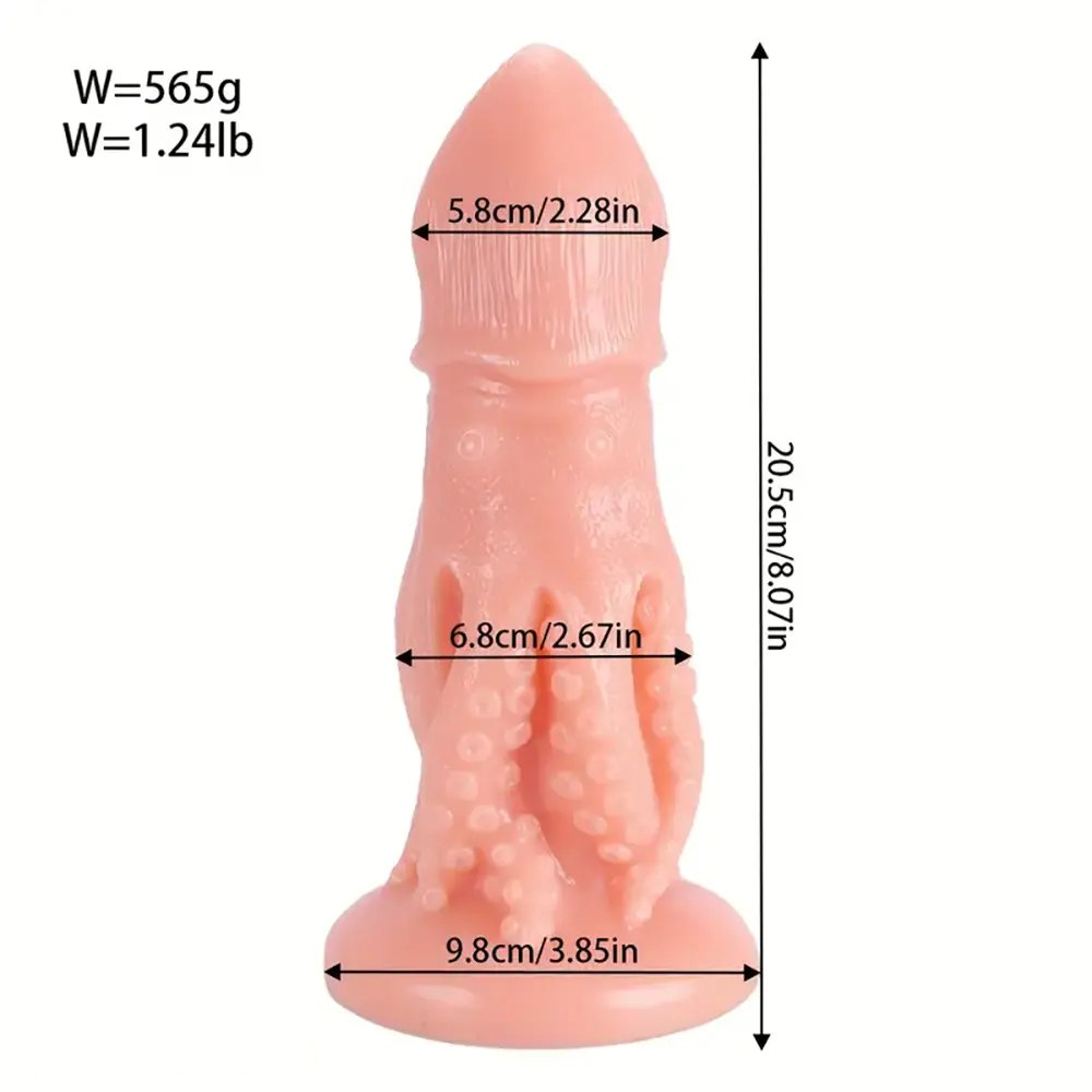 Flesh octopus tentacle fantasy dildo
