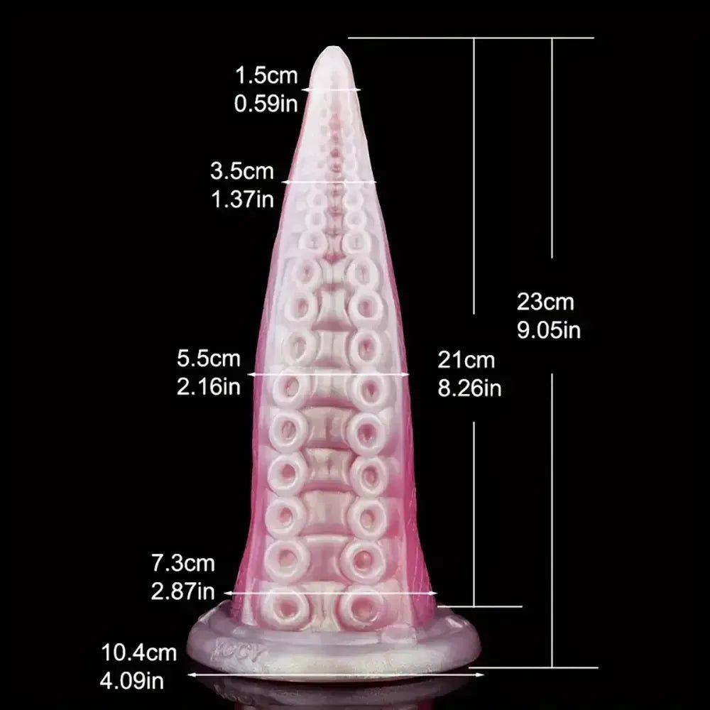 Pink octopus tentacle dildo, photo 11
