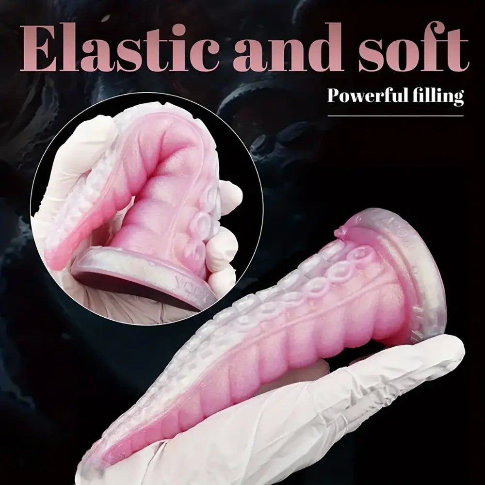 Pink octopus tentacle dildo, photo 5