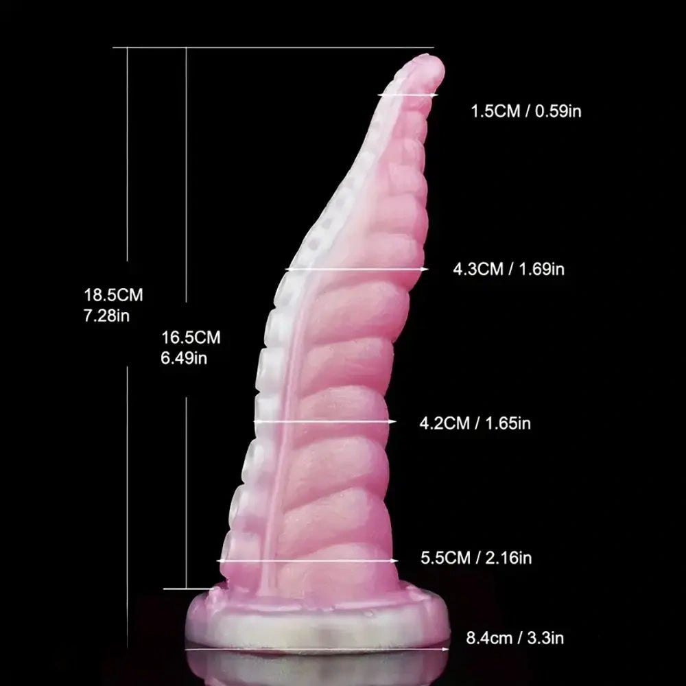 Pink octopus tentacle dildo, photo 9