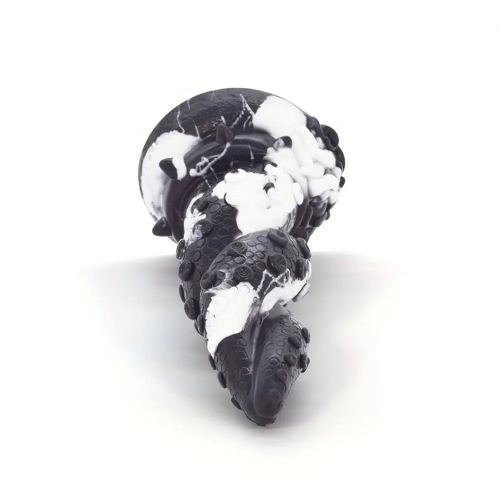 Black and white octopus tentacle fantasy dildo, photo 6
